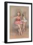 Little Girl Ballerinas-null-Framed Art Print