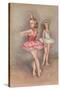 Little Girl Ballerinas-null-Stretched Canvas