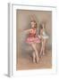 Little Girl Ballerinas-null-Framed Art Print