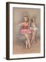 Little Girl Ballerinas-null-Framed Art Print