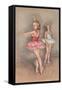 Little Girl Ballerinas-null-Framed Stretched Canvas