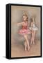 Little Girl Ballerinas-null-Framed Stretched Canvas