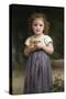 Little Girl Clutching Apples, 1895-Cristofano Allori-Stretched Canvas