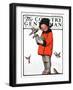 "Little Girl Feeding Birds," Country Gentleman Cover, January 31, 1925-Sarah Stilwell Weber-Framed Giclee Print