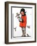 "Little Girl Feeding Birds,"January 31, 1925-Sarah Stilwell Weber-Framed Giclee Print