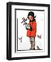 "Little Girl Feeding Birds,"January 31, 1925-Sarah Stilwell Weber-Framed Giclee Print