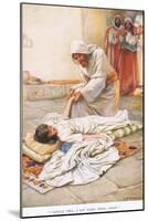 "Little Girl I Say Unto Thee, Arise"-Arthur A. Dixon-Mounted Giclee Print