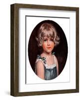 "Little Girl in Blue,"February 7, 1925-Arthur Garratt-Framed Giclee Print