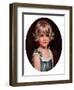 "Little Girl in Blue,"February 7, 1925-Arthur Garratt-Framed Giclee Print