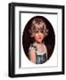 "Little Girl in Blue,"February 7, 1925-Arthur Garratt-Framed Giclee Print