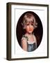 "Little Girl in Blue,"February 7, 1925-Arthur Garratt-Framed Giclee Print