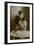 Little Girl in Frilly White Dress with Roses 1915-null-Framed Photographic Print