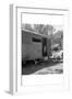 Little Girl in Hous Trailer-Dorothea Lange-Framed Art Print