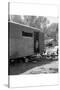 Little Girl in Hous Trailer-Dorothea Lange-Stretched Canvas