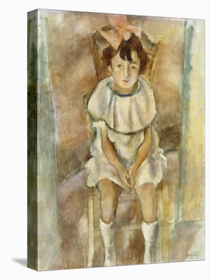 Little Girl in Pink, 1926-Jules Pascin-Stretched Canvas