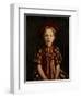 Little Girl in Red Stripes, 1910-Robert Henri-Framed Giclee Print