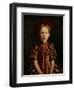 Little Girl in Red Stripes, 1910-Robert Henri-Framed Giclee Print