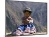 Little Girl in Traditional Dress, Colca Canyon, Peru, South America-Jane Sweeney-Mounted Photographic Print