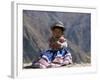 Little Girl in Traditional Dress, Colca Canyon, Peru, South America-Jane Sweeney-Framed Photographic Print