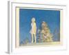 Little Girl Looking at Stars-null-Framed Art Print