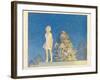 Little Girl Looking at Stars-null-Framed Art Print