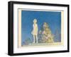 Little Girl Looking at Stars-null-Framed Art Print