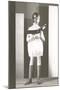 Little Girl Mannequin with Book-Found Image Press-Mounted Photographic Print