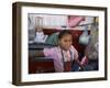 Little Girl, Milagro, Shows off Her Dimples, on Border with Honduras, Nicaragua, Central America-Aaron McCoy-Framed Photographic Print
