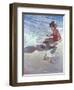 Little Girl on the Beach-Patti Mollica-Framed Premium Giclee Print