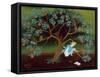 Little Girl on the Tree of Dreams-Magdolna Ban-Framed Stretched Canvas