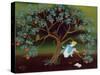 Little Girl on the Tree of Dreams-Magdolna Ban-Stretched Canvas