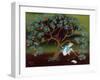 Little Girl on the Tree of Dreams-Magdolna Ban-Framed Giclee Print