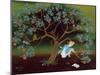 Little Girl on the Tree of Dreams-Magdolna Ban-Mounted Giclee Print