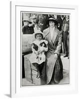 Little Girl Rescued from the 'Lusitania' 1915-null-Framed Photographic Print