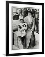 Little Girl Rescued from the 'Lusitania' 1915-null-Framed Photographic Print