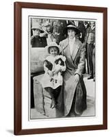 Little Girl Rescued from the 'Lusitania' 1915-null-Framed Photographic Print