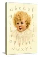 Little Girl's Alphabet-Ida Waugh-Stretched Canvas