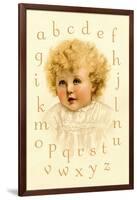 Little Girl's Alphabet-Ida Waugh-Framed Art Print