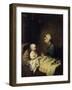 Little Girl Saying Her Prayers in Bed-Johann Georg Meyer von Bremen-Framed Giclee Print