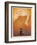 Little Girl Sets out to Find Her Seven Brothers and is Confronted by an Alarming Sunrise-Willy Planck-Framed Art Print