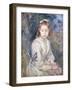Little Girl with a Bird, 1891-Berthe Morisot-Framed Giclee Print