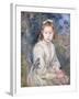 Little Girl with a Bird, 1891-Berthe Morisot-Framed Giclee Print