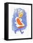 Little Girl with Apron, 1970s-George Adamson-Framed Stretched Canvas