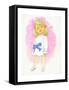 Little Girl with Bow, 1970s-George Adamson-Framed Stretched Canvas