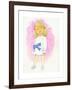 Little Girl with Bow, 1970s-George Adamson-Framed Giclee Print