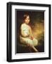 Little Girl with Flowers or Innocence, Portrait of Nancy Graham-Sir Henry Raeburn-Framed Giclee Print