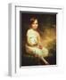 Little Girl with Flowers or Innocence, Portrait of Nancy Graham-Sir Henry Raeburn-Framed Giclee Print