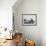 Little Girl with Her Kitten and Brother Looking on at Wreckage After Tornado-Grey Villet-Framed Photographic Print displayed on a wall