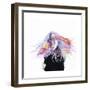 Little Girl-Agnes Cecile-Framed Premium Giclee Print