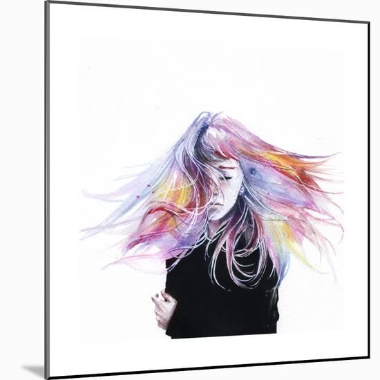 Little Girl-Agnes Cecile-Mounted Premium Giclee Print